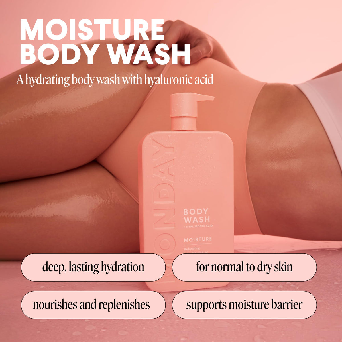 Repair Shampoo and Conditioner Set, Moisture Body Wash, Leave-in Conditioner V7273