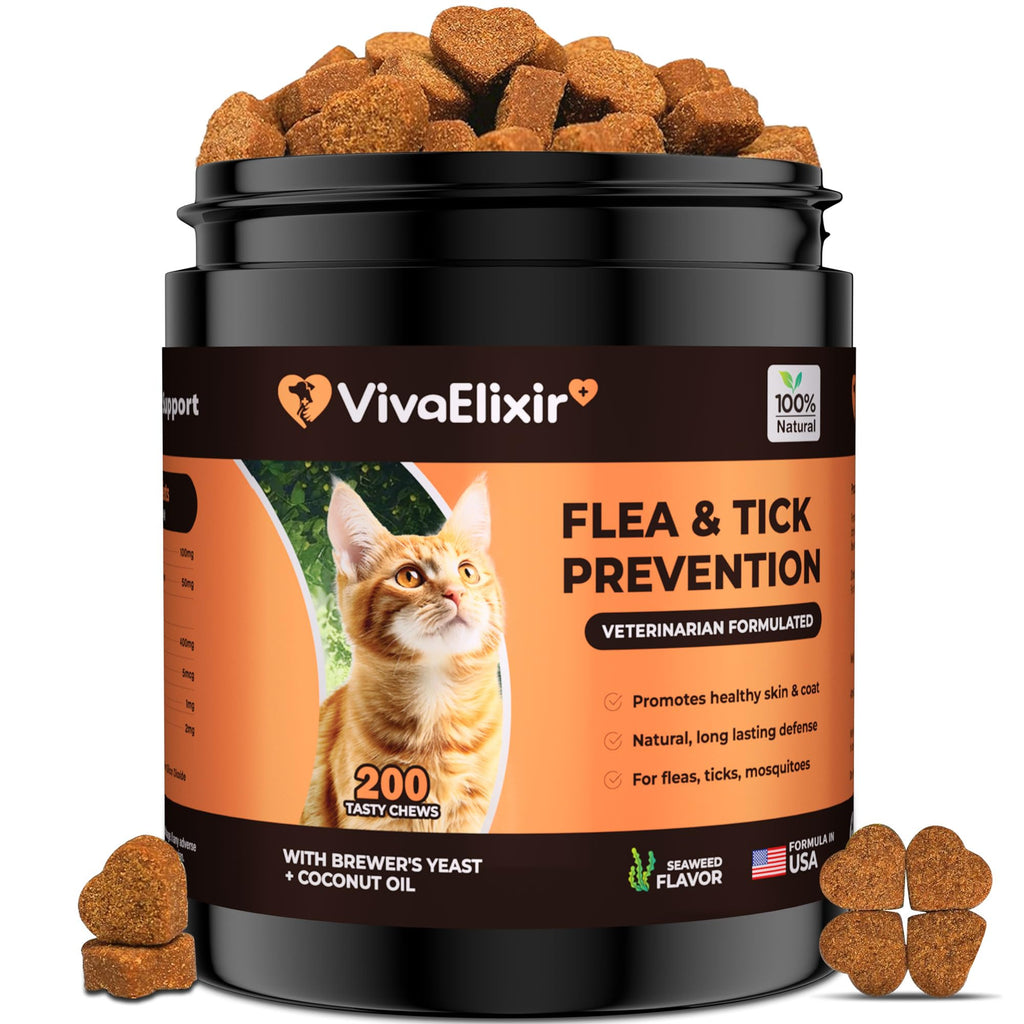 Flea & Tick Treatment for Cats 200 Chews J44247