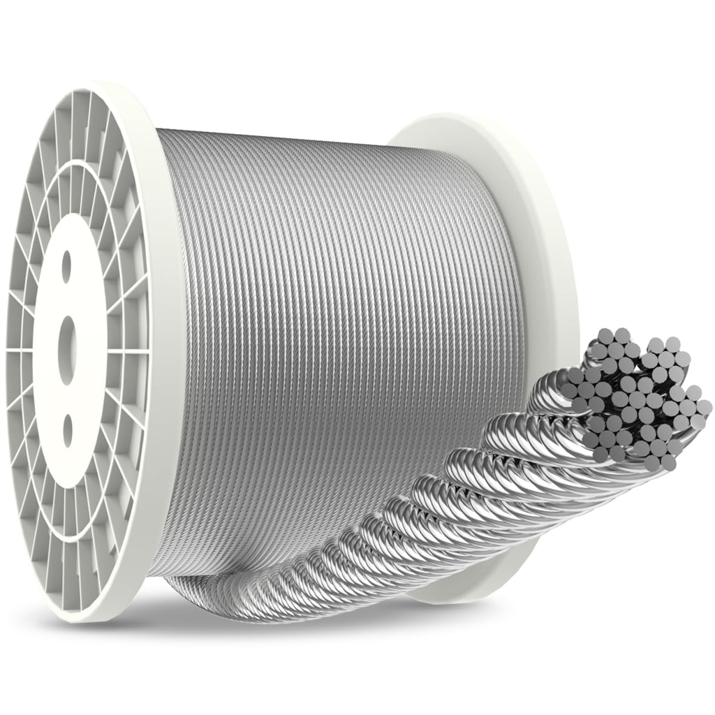 1000FT 1/8" Stainless Steel Cable Y959