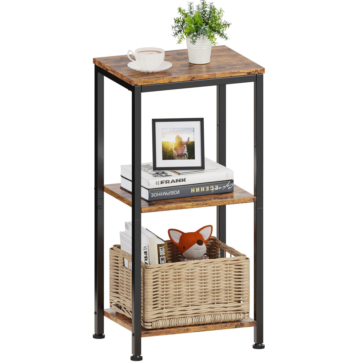 3 Tier End Table with Storage Shelves R397779
