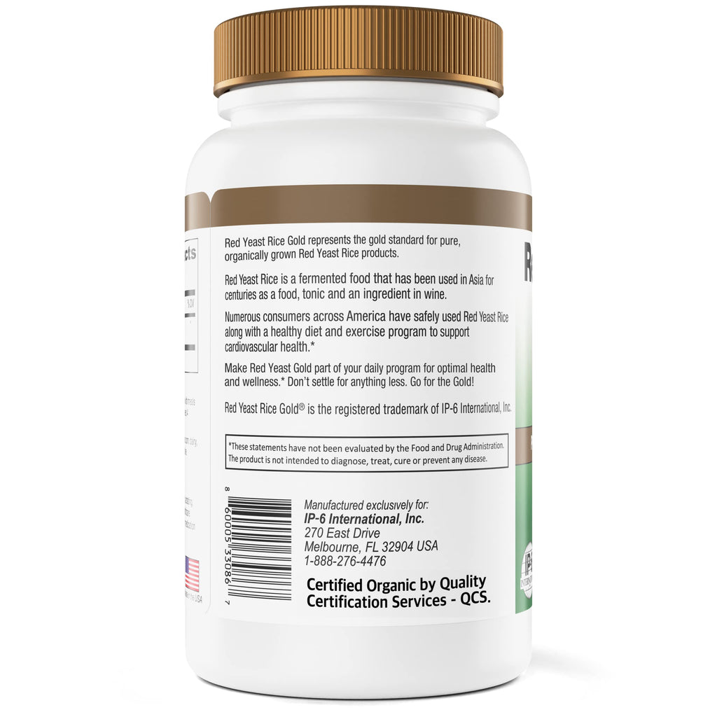 Red Yeast Rice 1200 mg 120 Capsules B5877