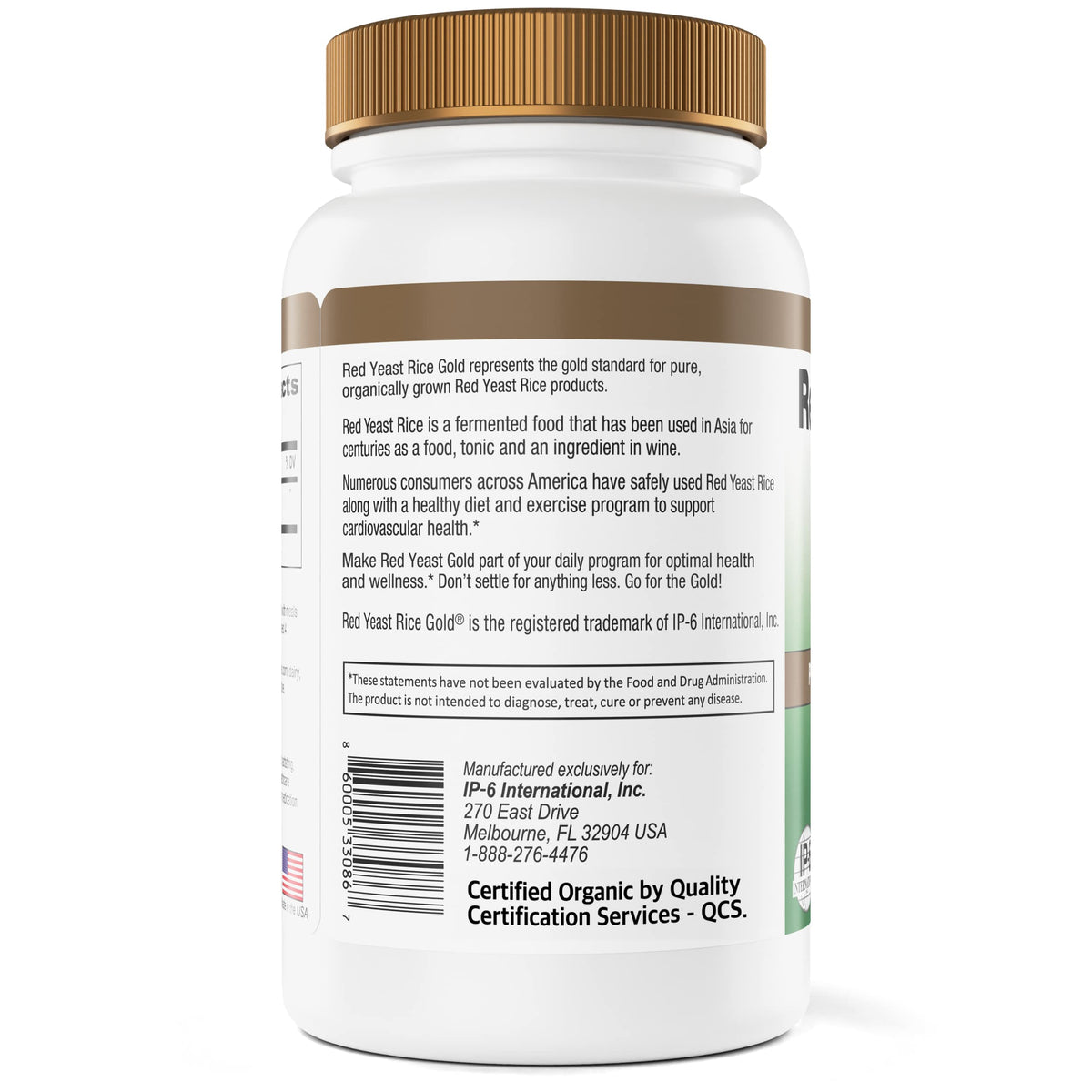 Red Yeast Rice 1200 mg 120 Capsules B5877