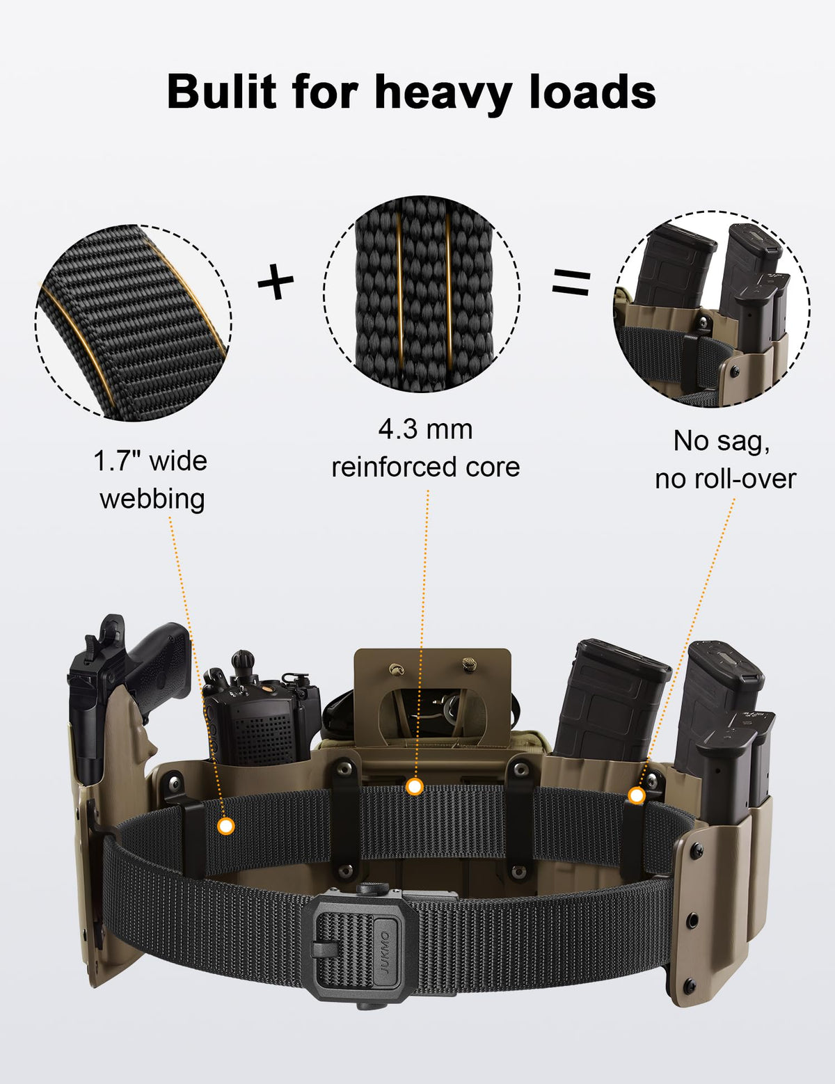 Men's 1.7" Tactical Belt R38326
