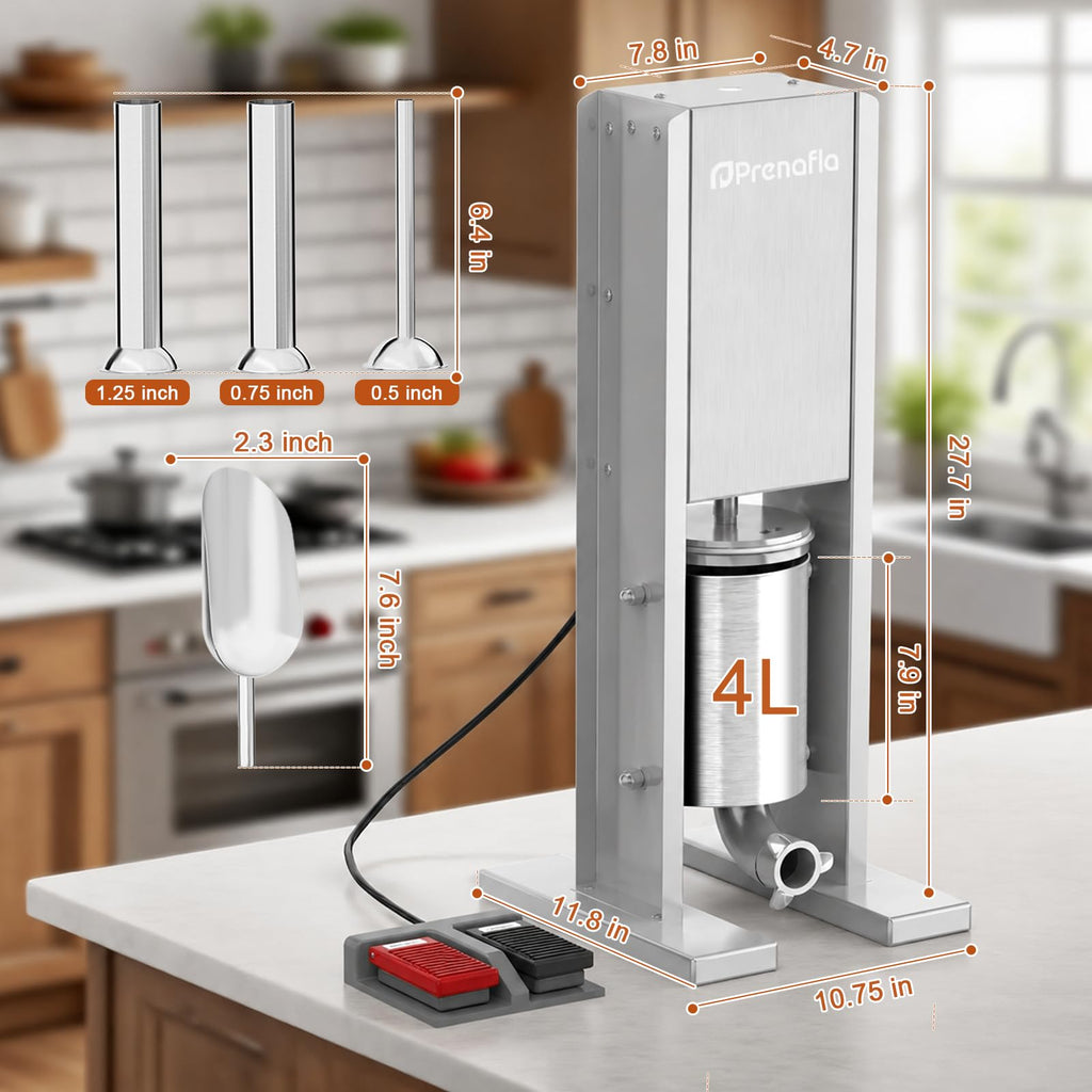 8 LB Vertical Electric Sausage Stuffer F796078
