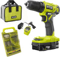18V 3/8 in. Drill Driver Kit with Bits and Tool Bag U788