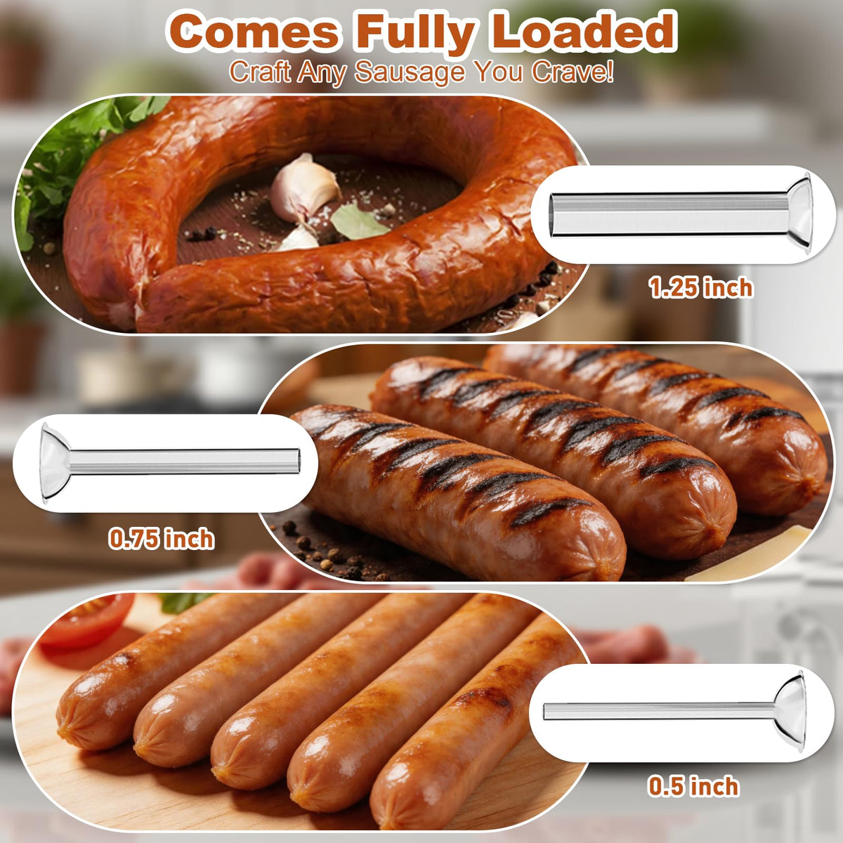 8 LB Vertical Electric Sausage Stuffer F796078