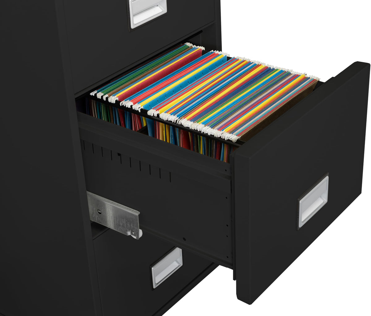 Black 4-Drawer Legal Fireproof File Cabinet Z38748
