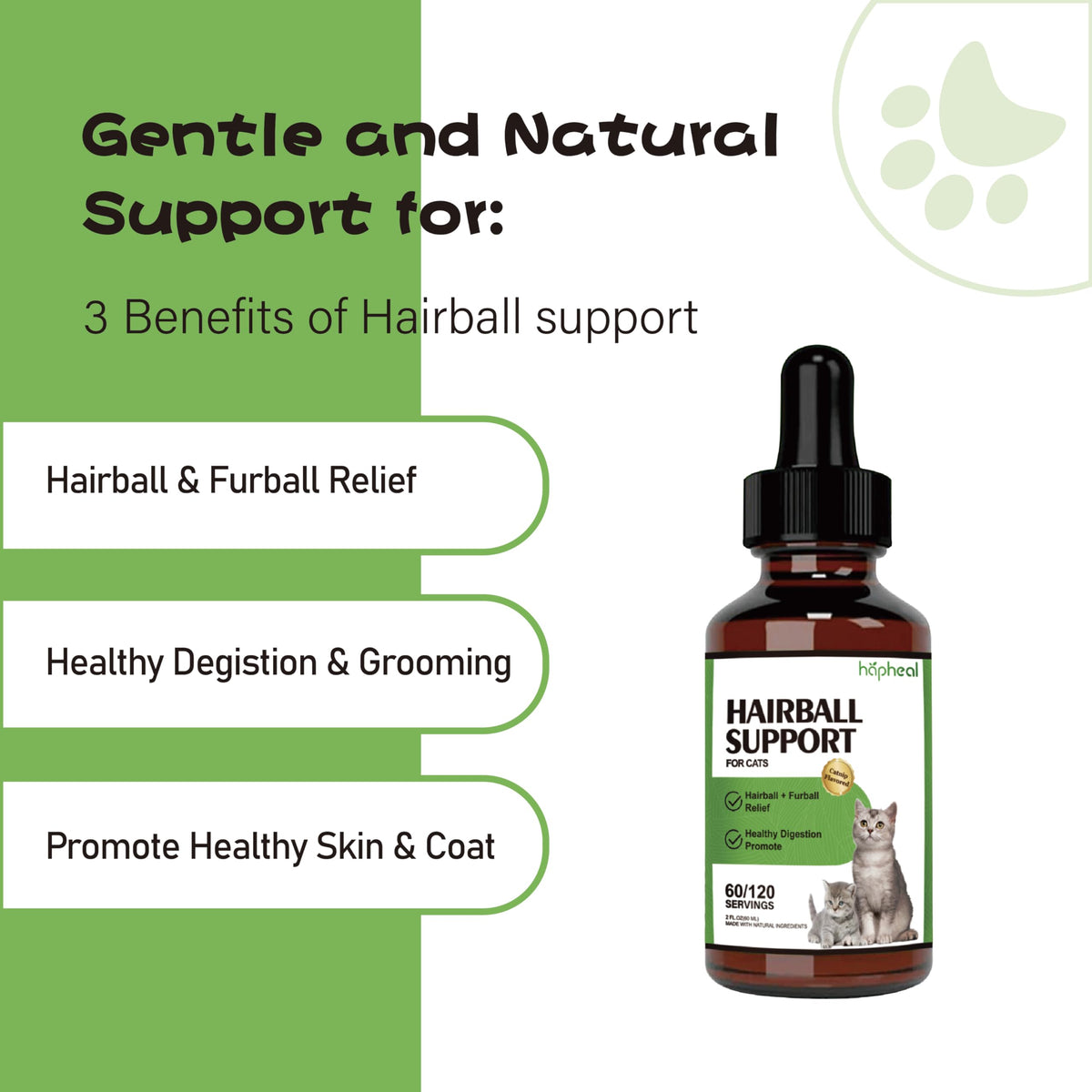 Cat Hairball Support Drops V398783