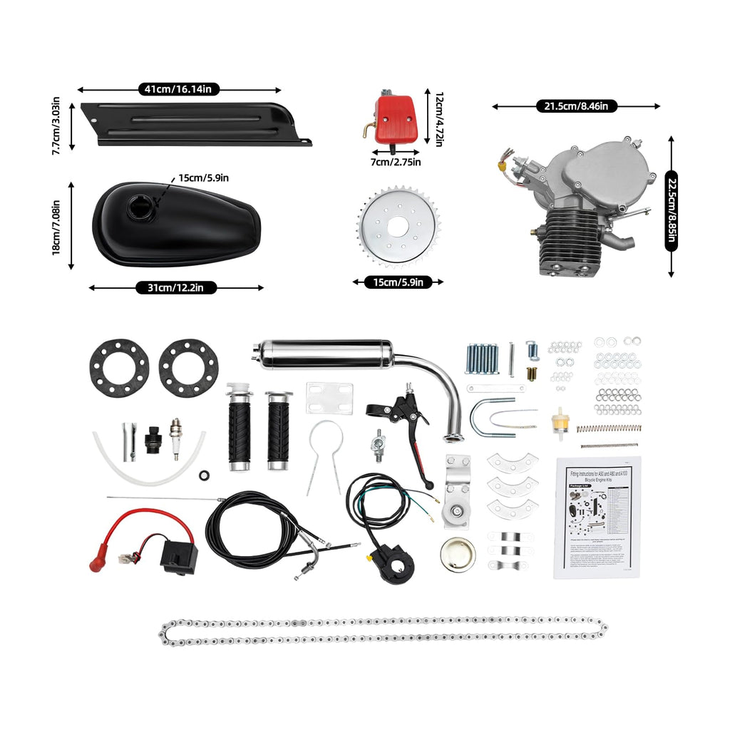 2 Stroke 100cc Bicycle Engine Kit Z32751