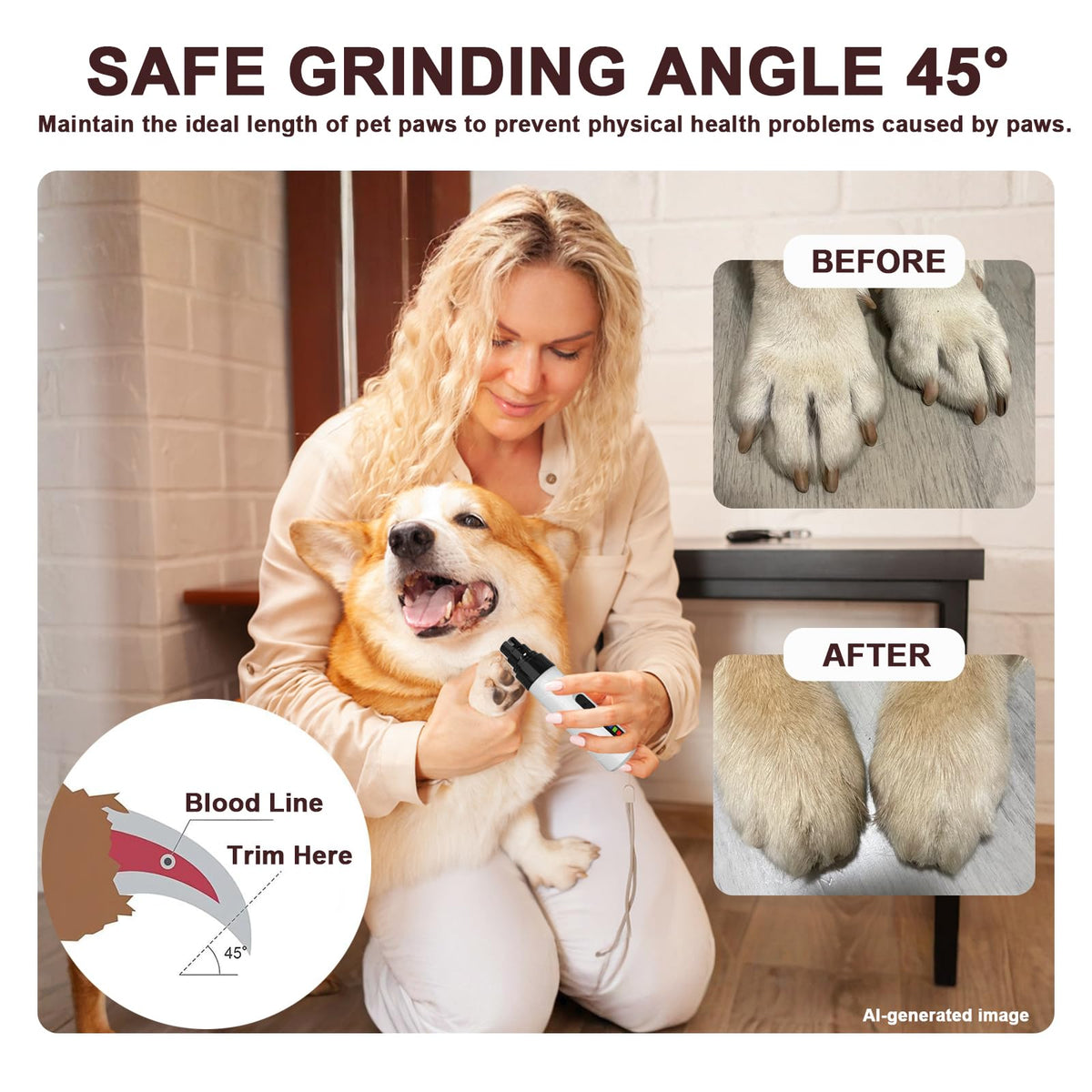 Electric Pet Nail Grinder I879796