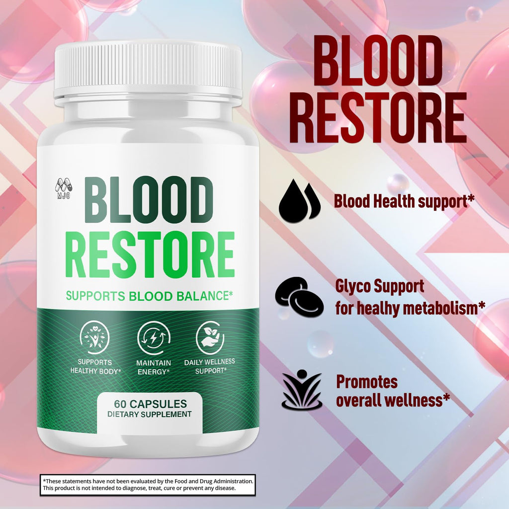 All Natural Blood Health Support Capsules 60 Capsules W7670