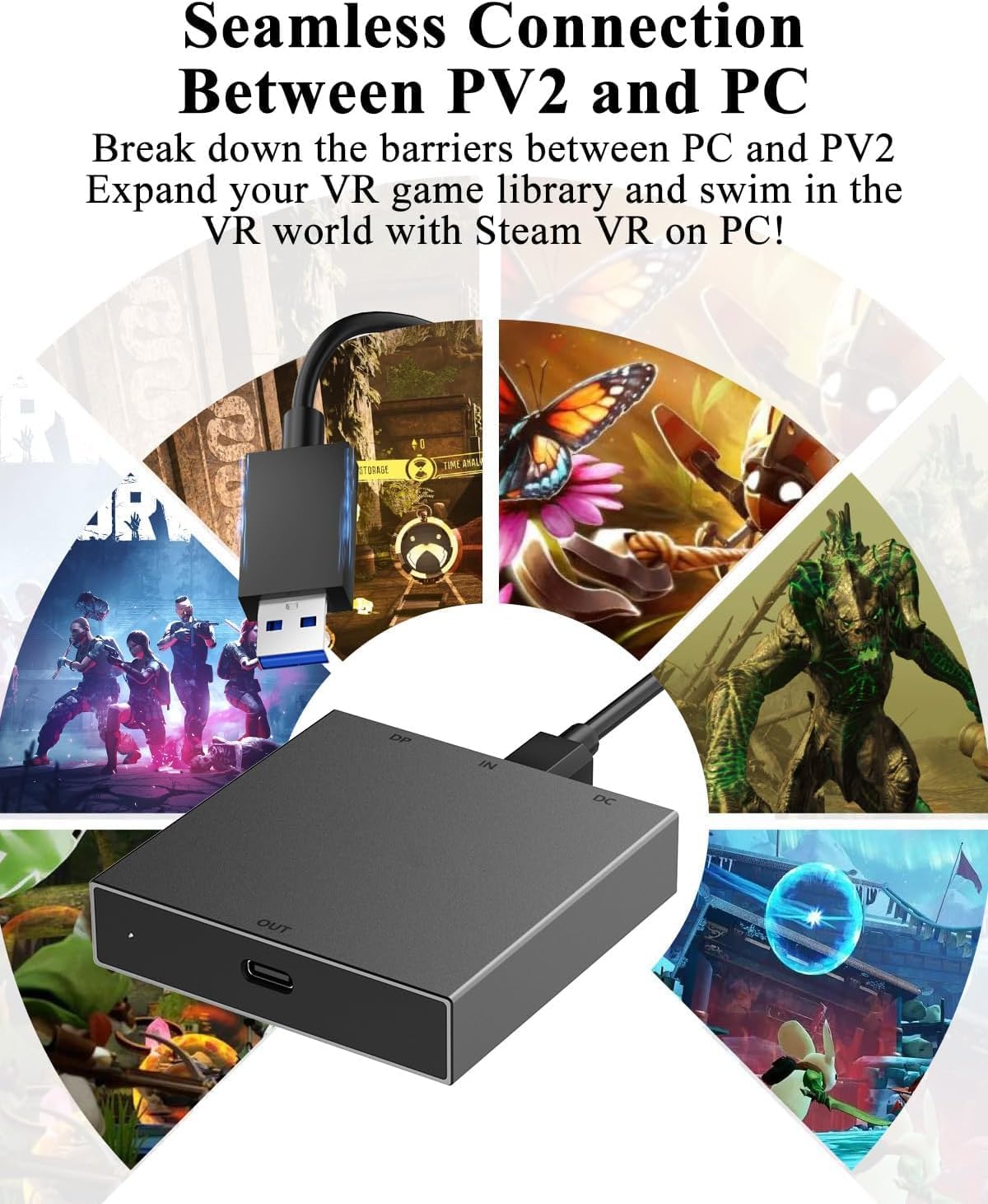 PC Adapter for VR2 Headset F892685