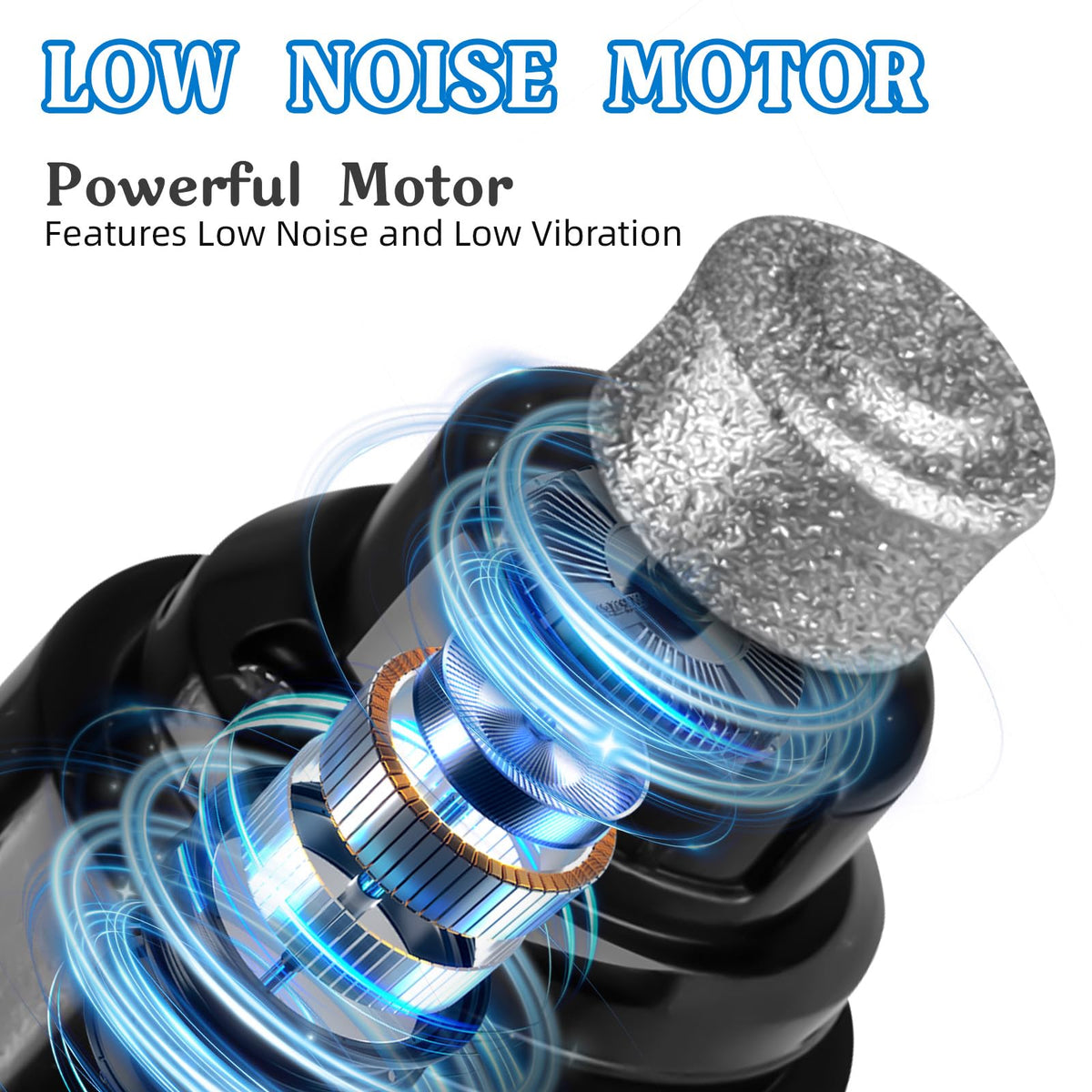 2-Speed Rechargeable Quiet Electric Pet Nail Grinder O680