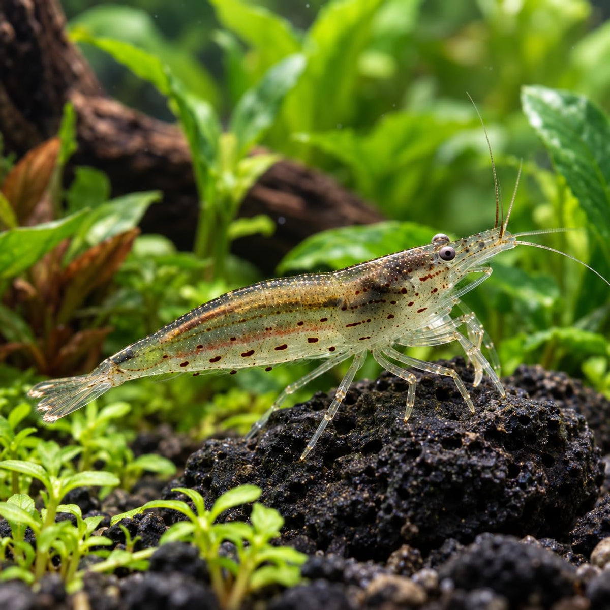 10 Freshwater Aquarium Shrimp Live H2366