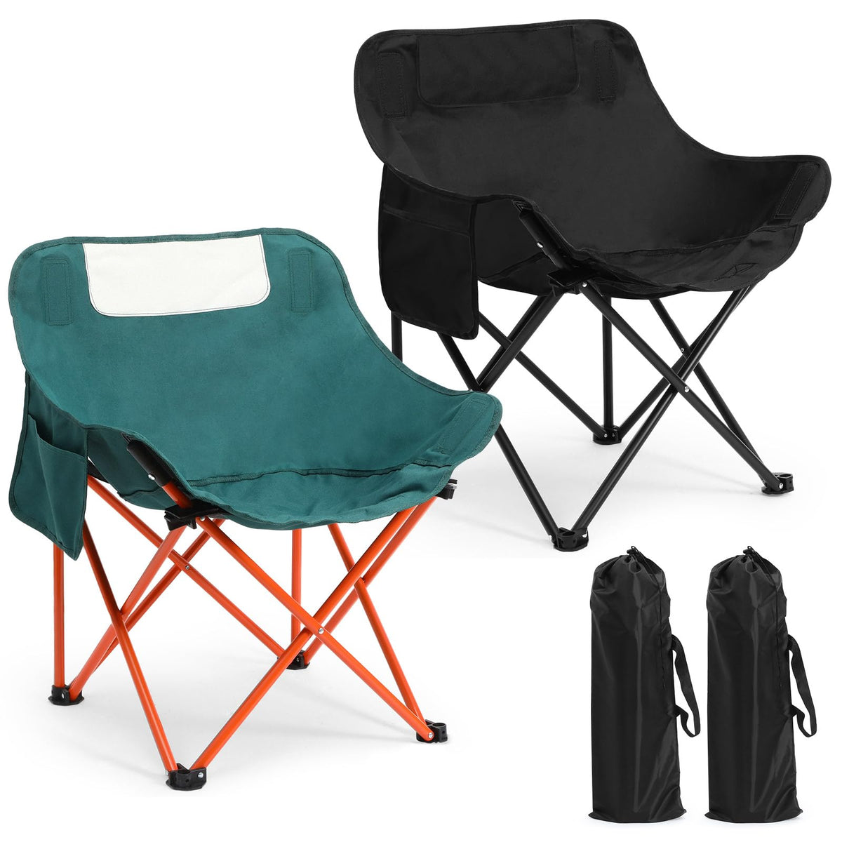 2 Pack Folding Camping Chairs C74199