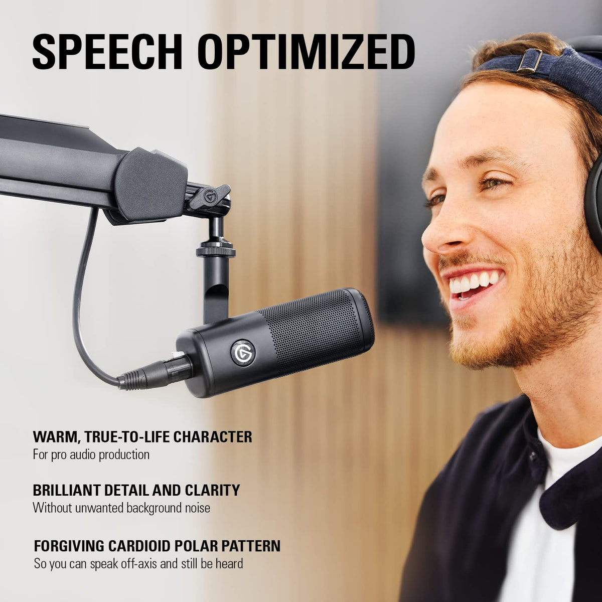 Dynamic XLR Microphone, Cardioid Pattern K416211