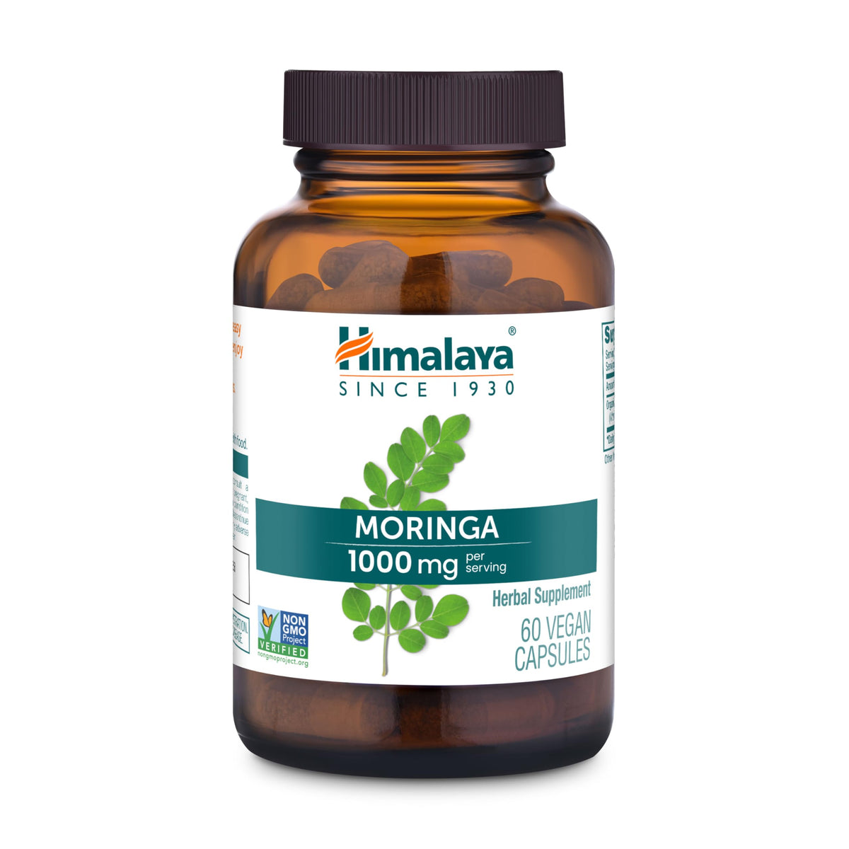 Organic Moringa 1000 mg 60 Capsules K2552