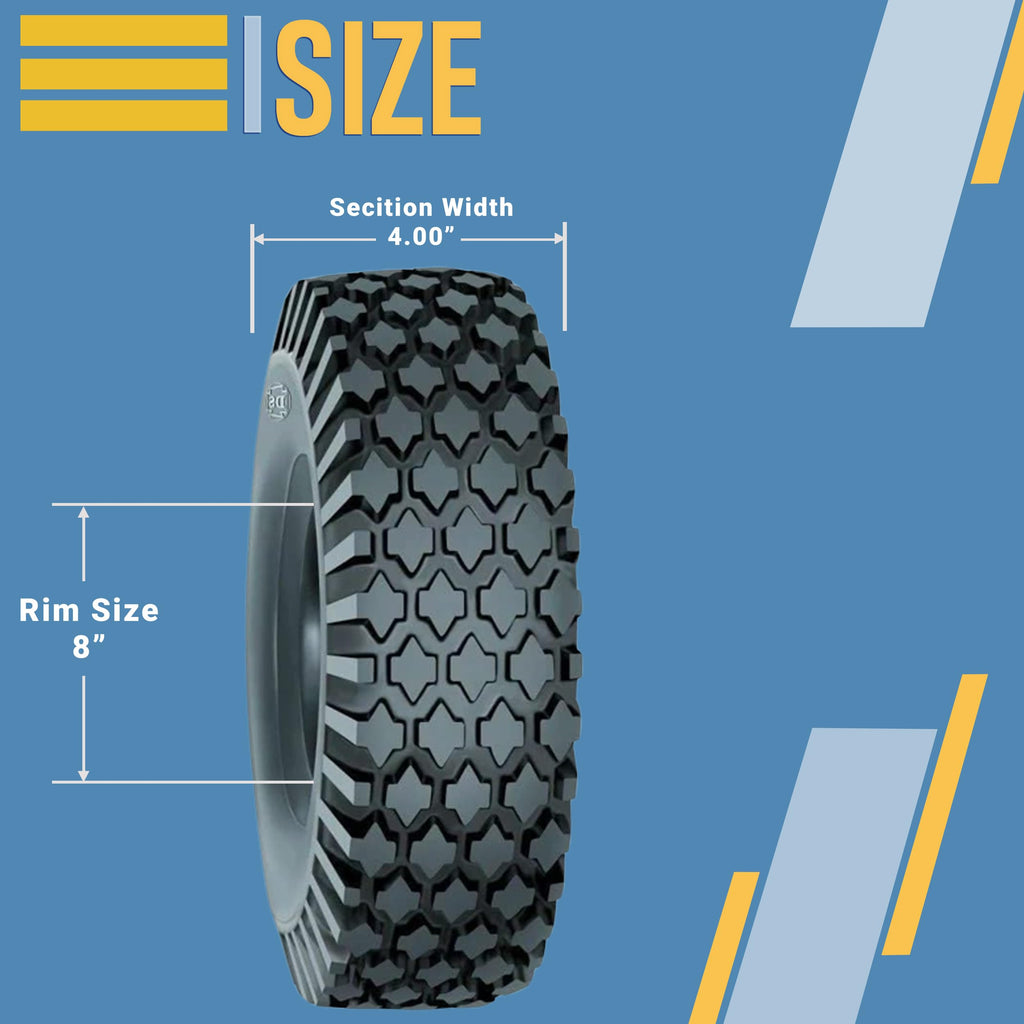 4.80/4.00-8 Tubeless Stud Tires B57752