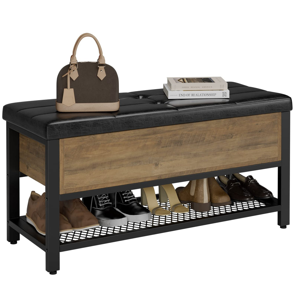 40" W Storage Bench with Cushion P9639