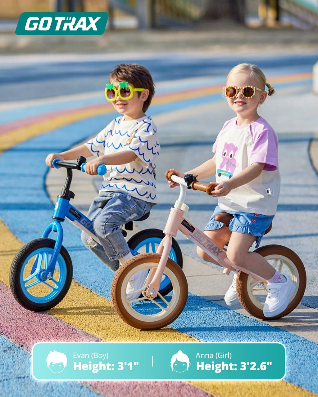12" No-Pedal Toddler Balance Bike C47491