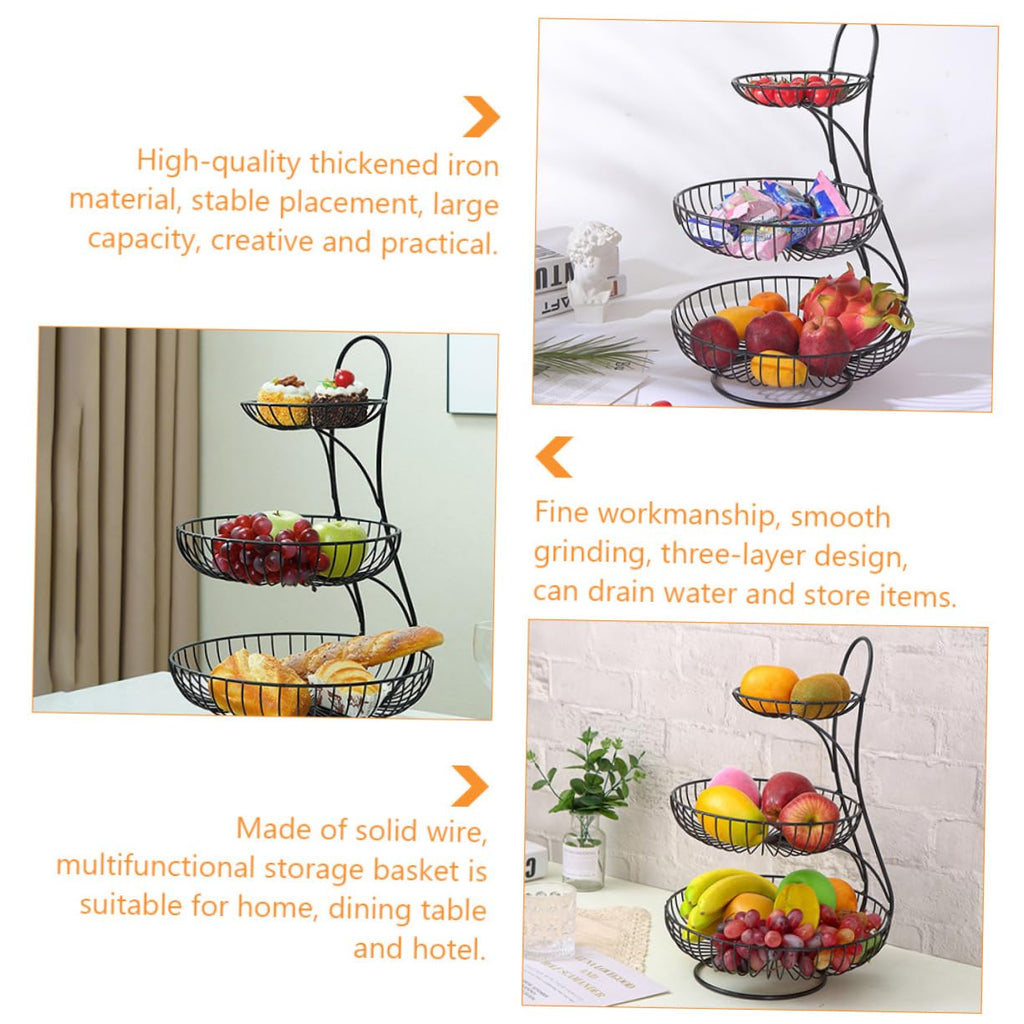 3-Tier Iron Basket A8980
