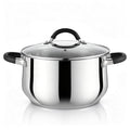 6 Quart Stainless Steel Induction Stock Pot with Lid J845
