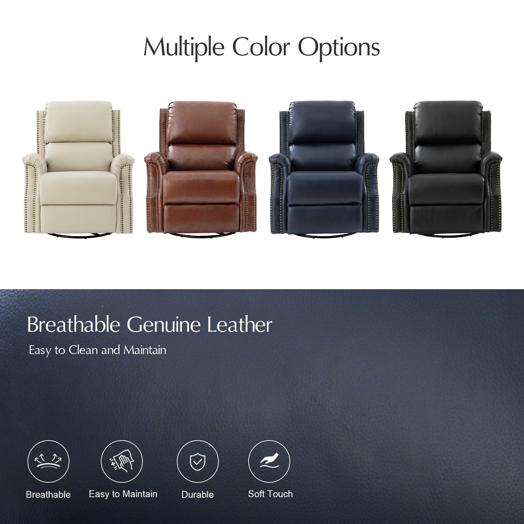 Navy Swivel Rocking Recliner H640854