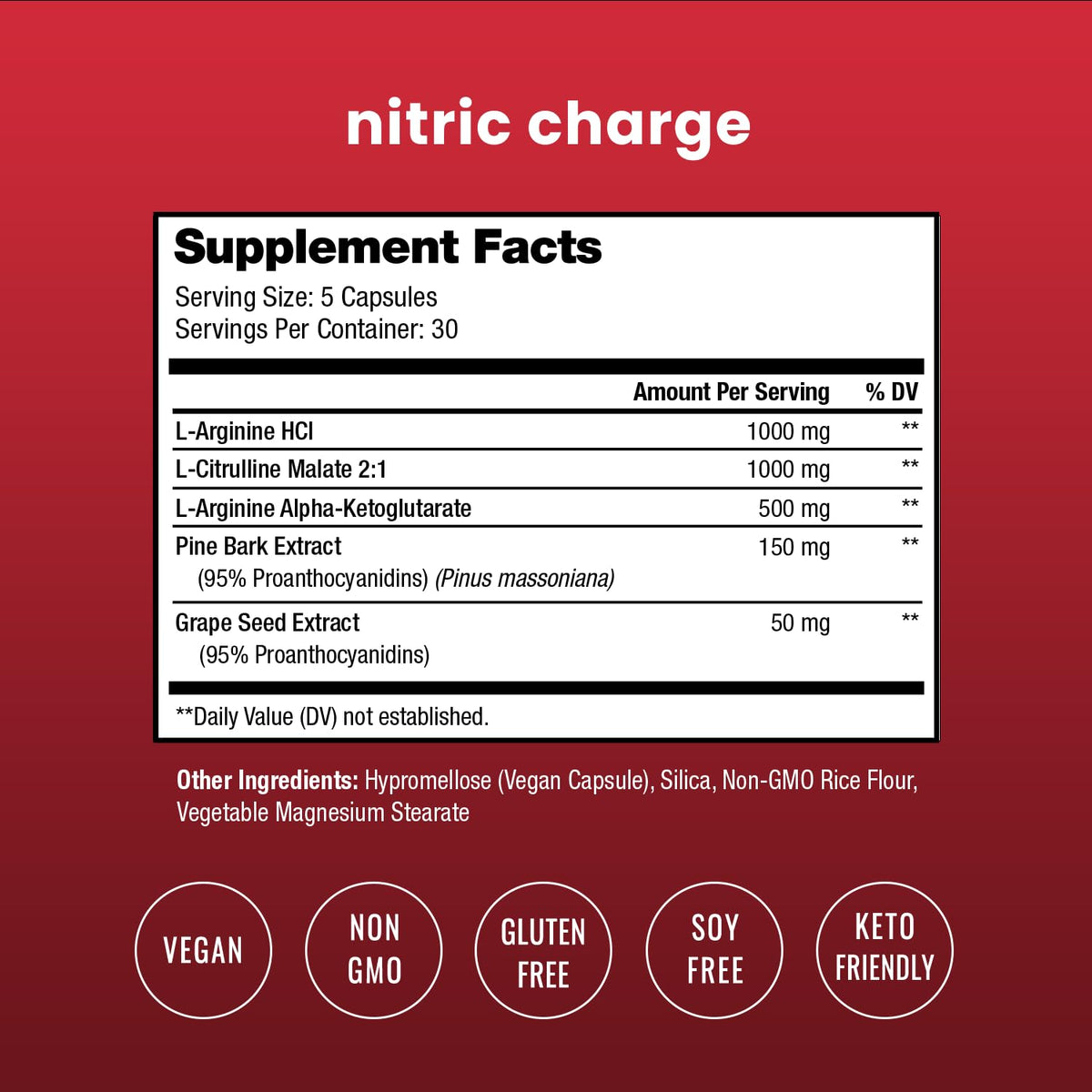 L-Arginine L Citrulline Malate Nitric Oxide Supplement E8607