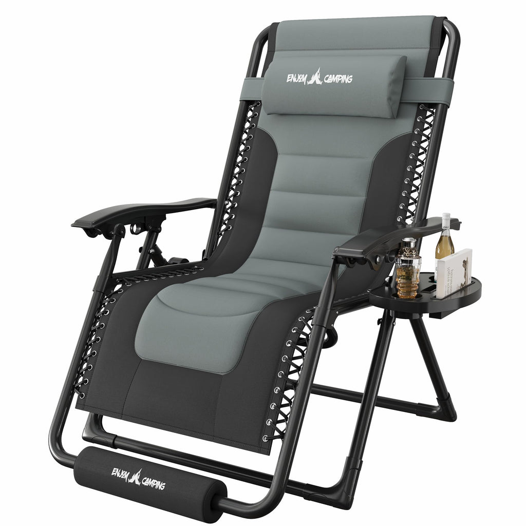 Oversized Padded Zero Gravity Reclining Patio Lounge Chair F87800