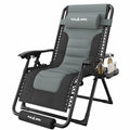 Oversized Padded Zero Gravity Reclining Patio Lounge Chair F87800