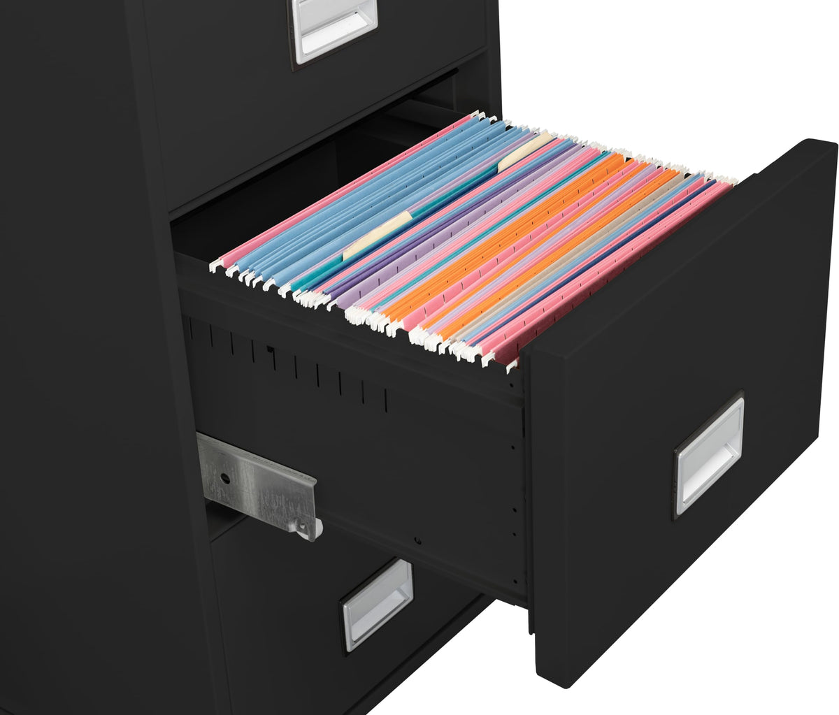 Black 4-Drawer Legal Fireproof File Cabinet Z38748