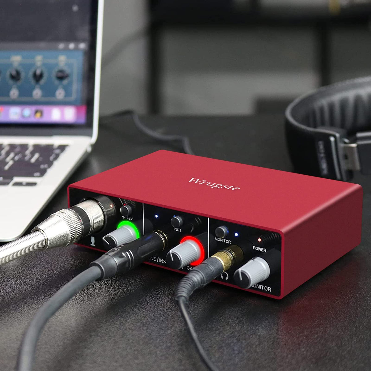 USB Audio Interface 24Bit/192kHz 48V Phantom Power J523