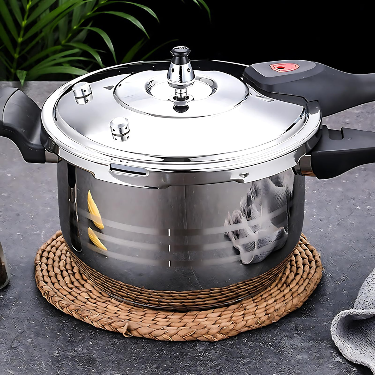 Stainless Steel 80KPA 3L Pressure Cooker F72426