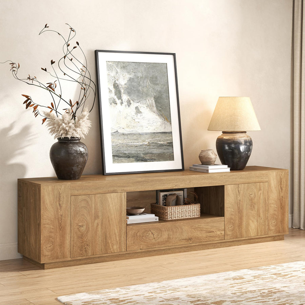 Natural Oak Brown TV Stands M825