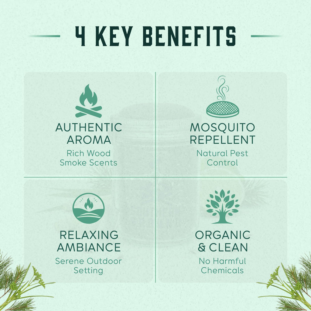 Natural Citronella Lime Mosquito Repellent Incense Refill 20oz G785