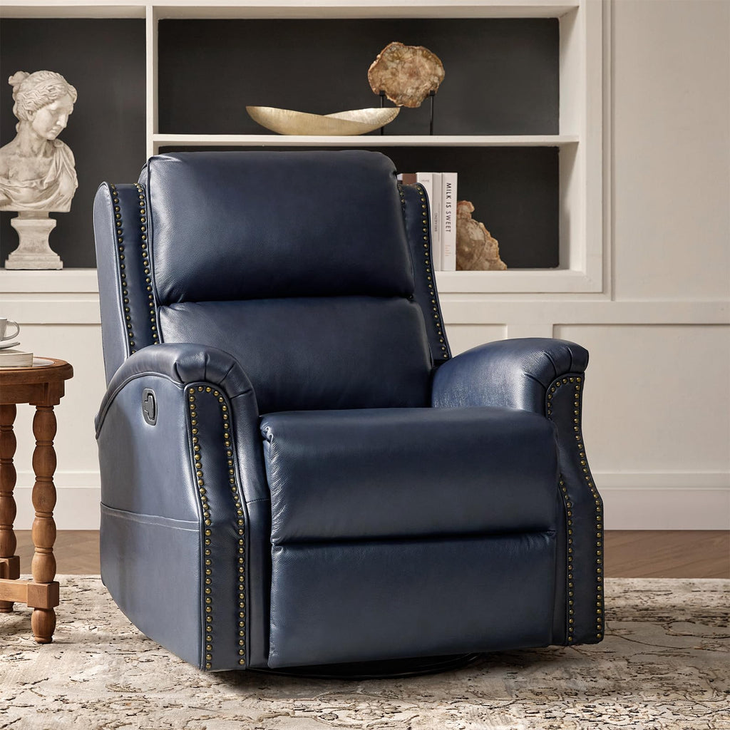 Navy Swivel Rocking Recliner H640854