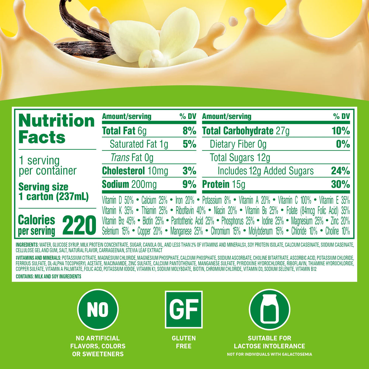 Vanilla High Protein Ready-to-Drink 24 pk I741