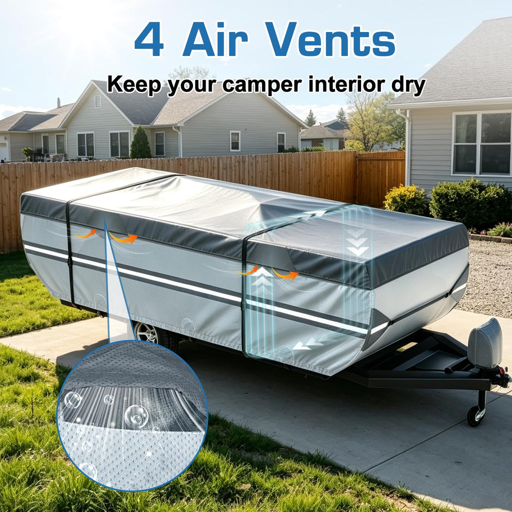 14-16ft Pop Up Folding Camper Cover R5542