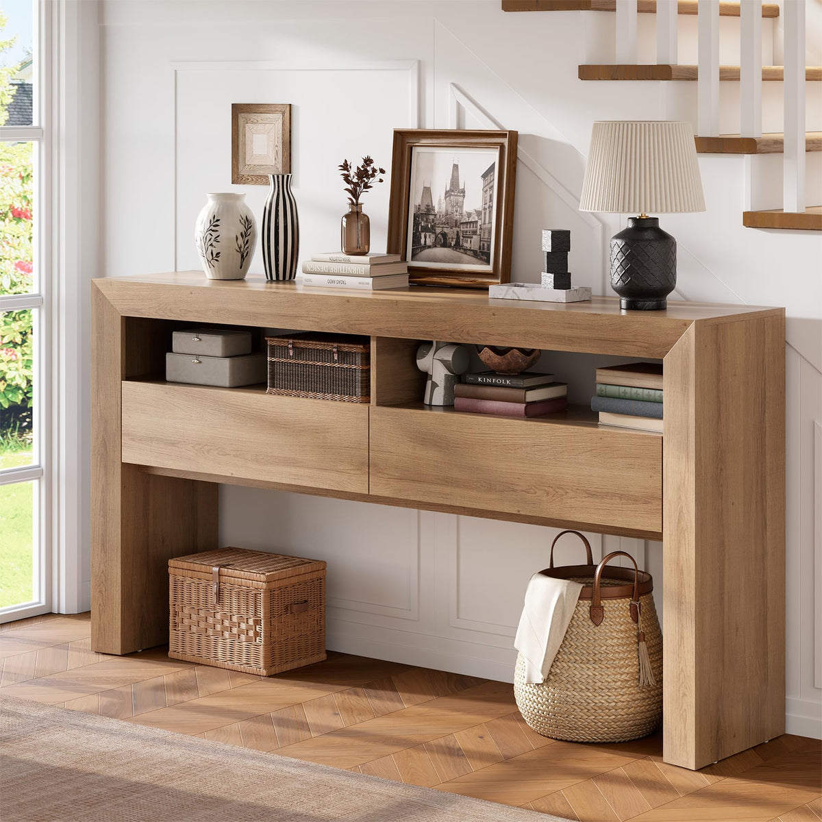 63" Console Table with 2 Drawers X51950