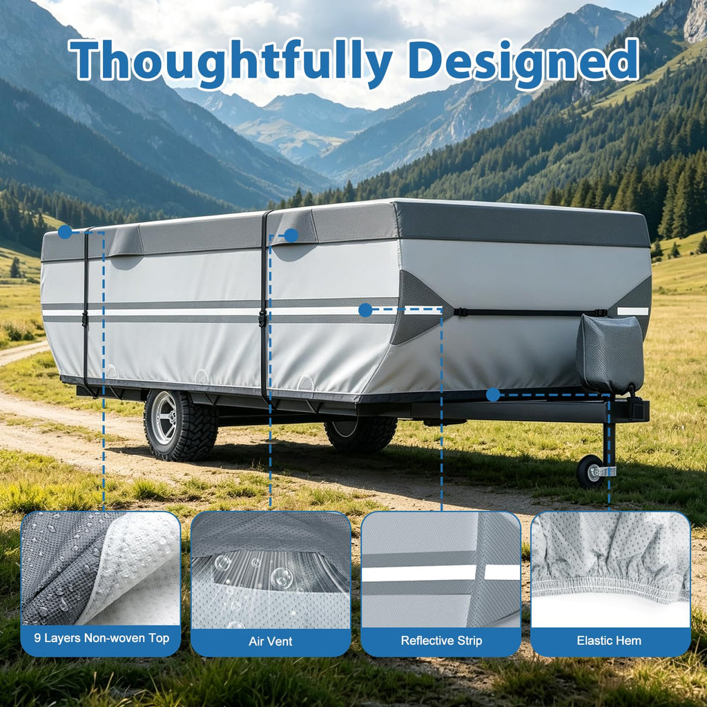 14-16ft Pop Up Folding Camper Cover R5542