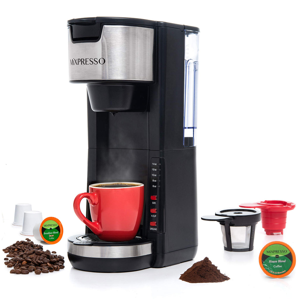 Black Single Serve Coffee Maker 30 oz J9719