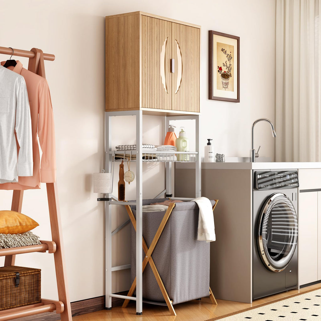 Over The Toilet Storage Cabinet with Adjustable Shelf L7581