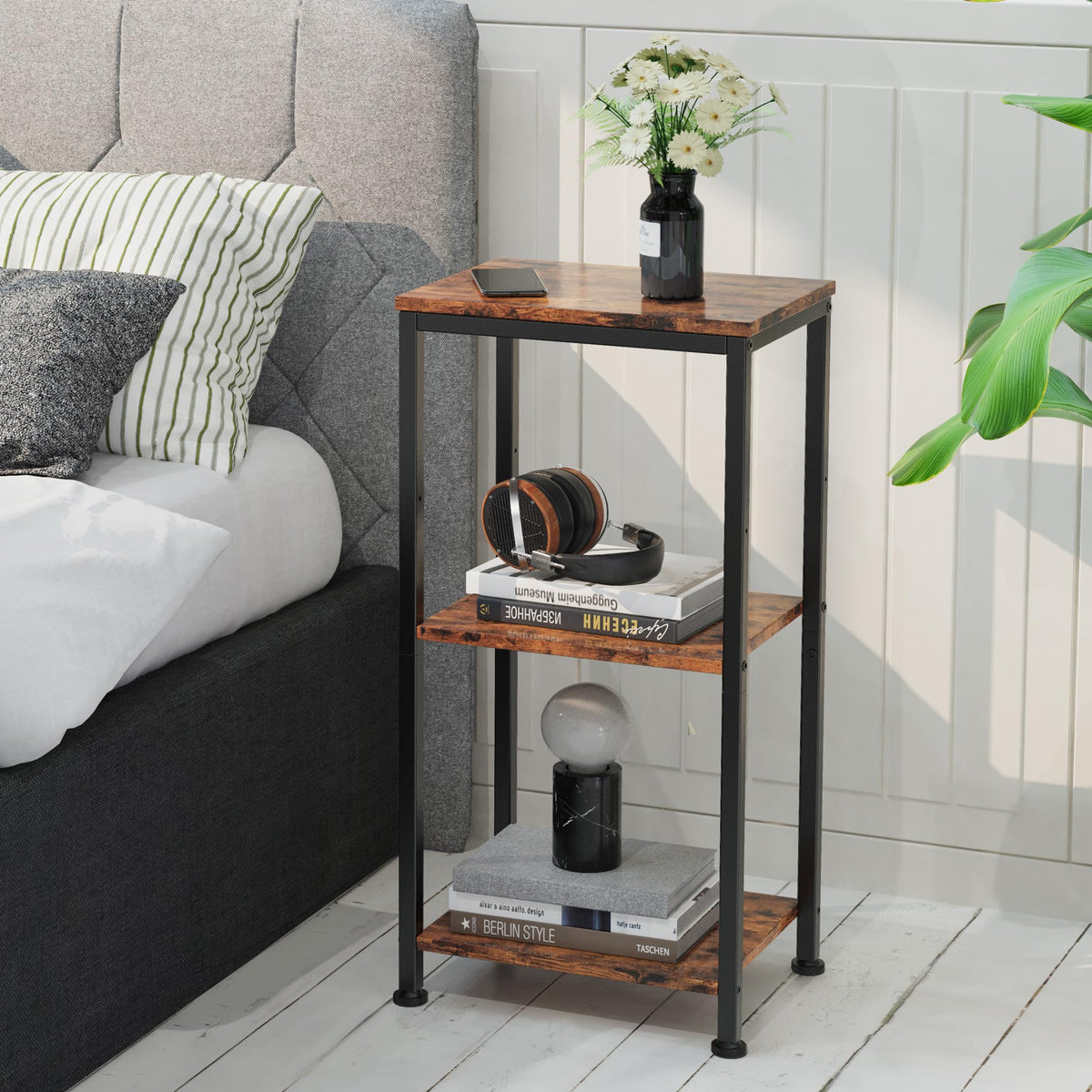 3 Tier End Table with Storage Shelves R397779