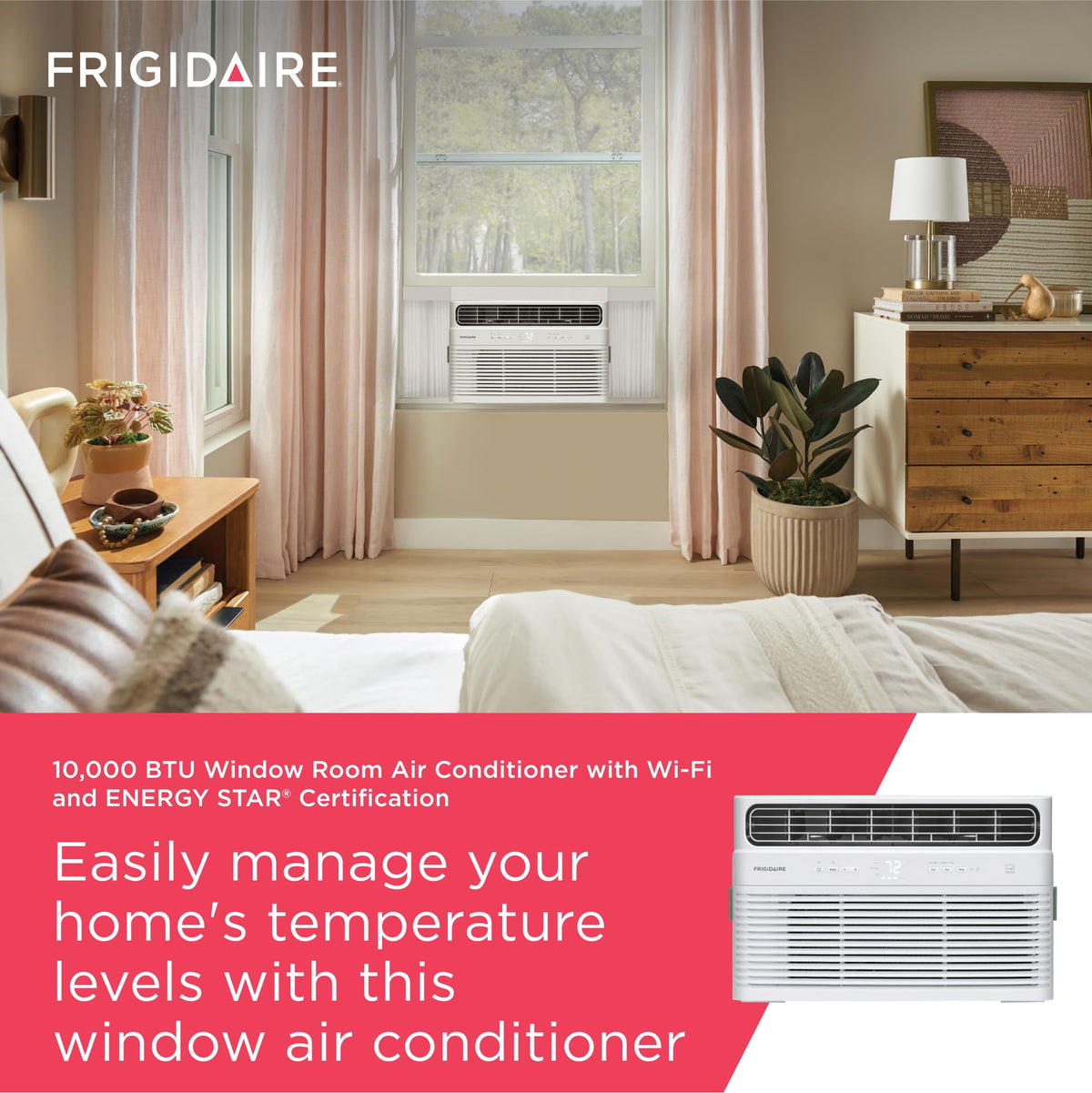 10,000 BTU White Smart Inverter Window Air Conditioner G7808