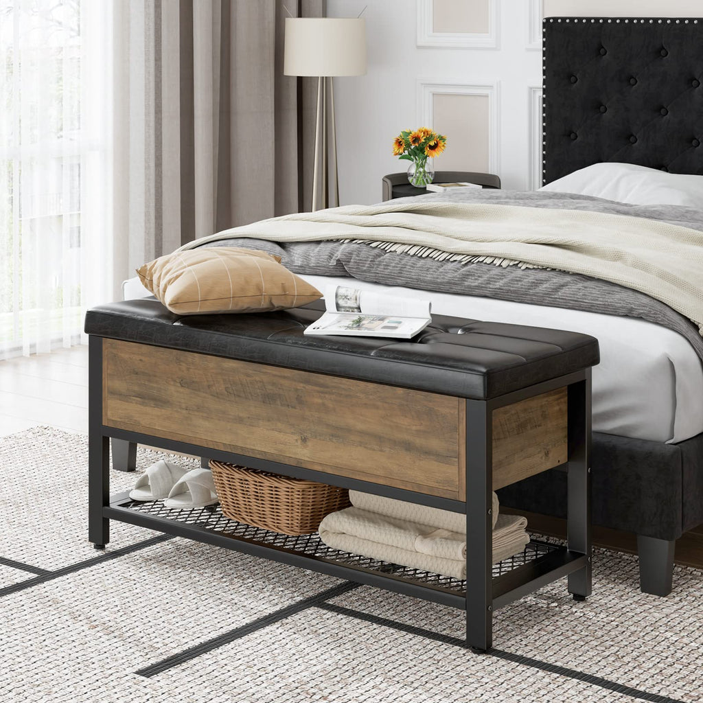 40" W Storage Bench with Cushion P9639