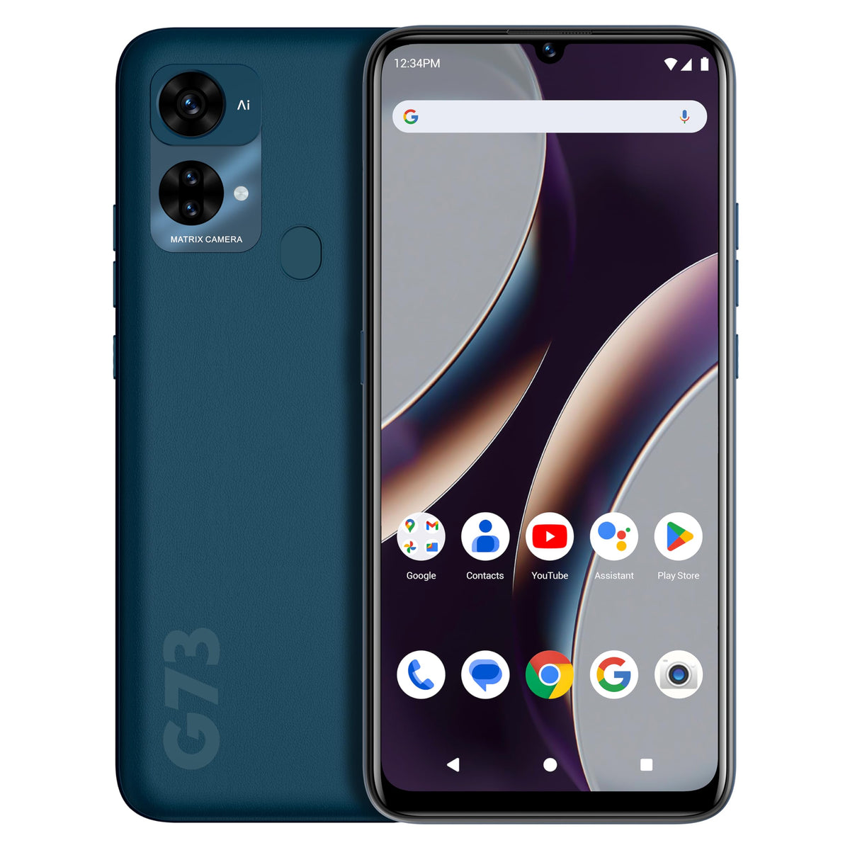 Unlocked 6.8” HD+ Infinity Display 128/6GB Triple 50MP Camera Blue Z8402