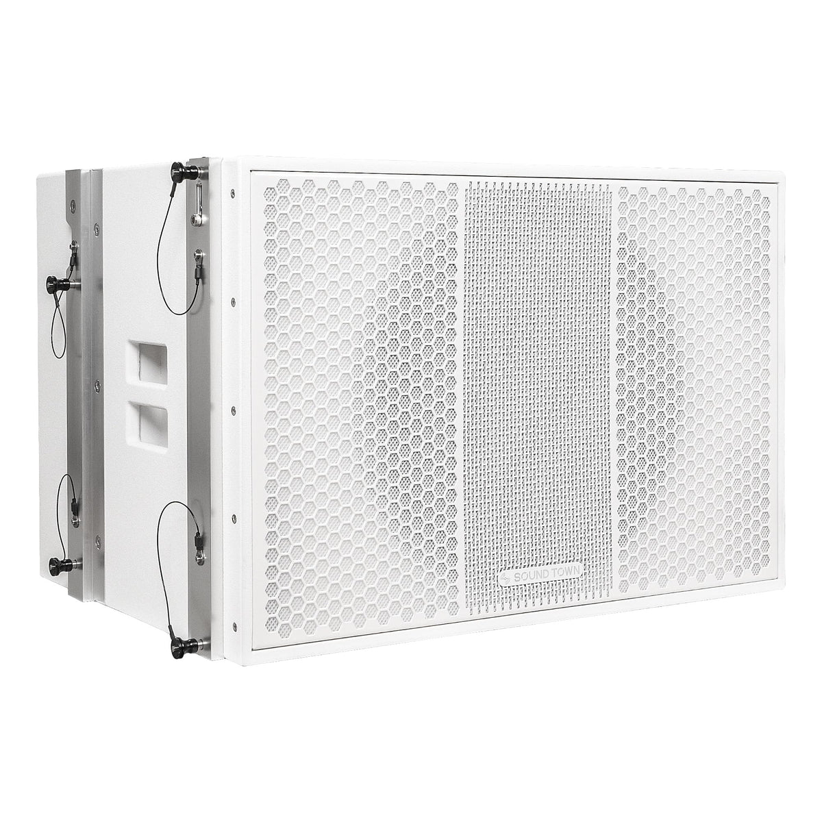 18” 1600W Powered Line Array Subwoofer with DSP, White J66918
