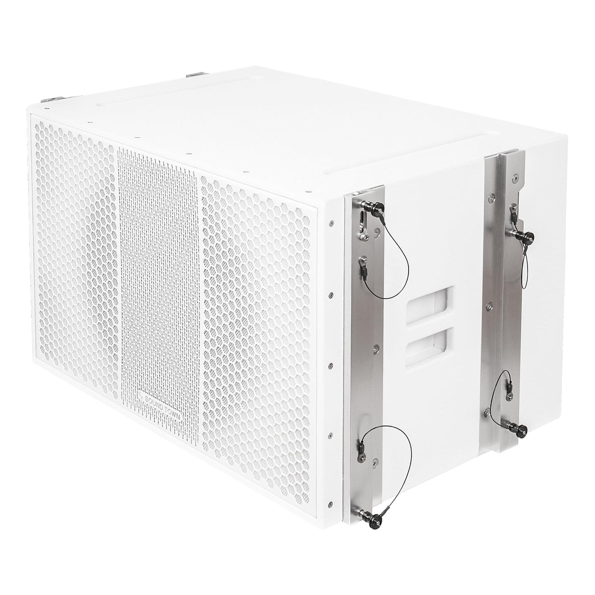 18” 1600W Powered Line Array Subwoofer with DSP, White J66918