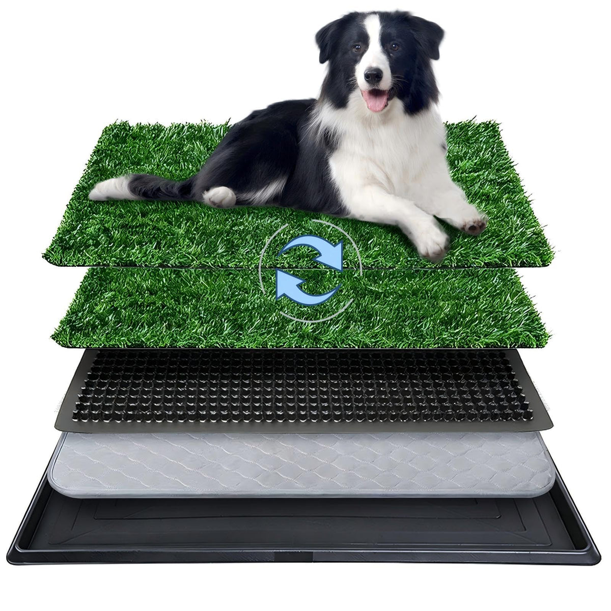 20x30 Inch Artificial Grass Dog Potty Pad with Tray N6228