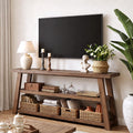 63" Solid Wood TV Stand R57687